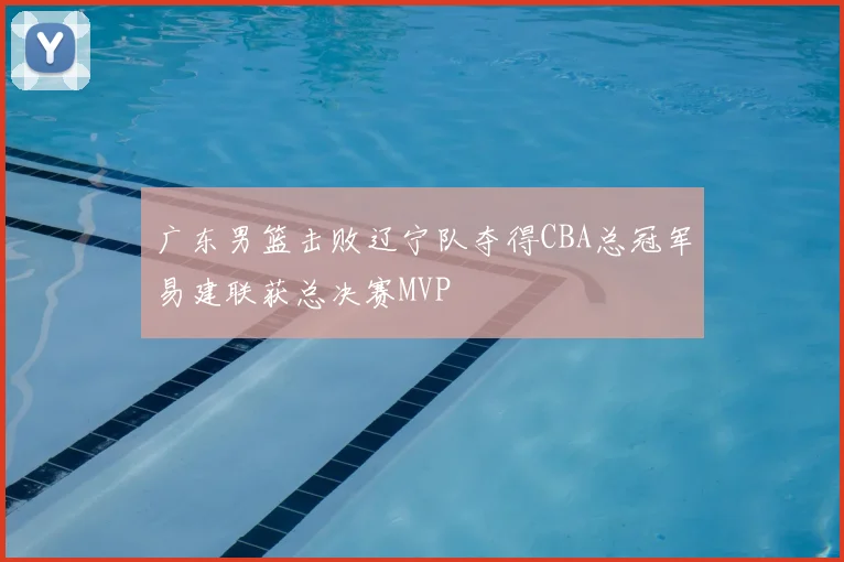 广东男篮击败辽宁队夺得CBA总冠军易建联获总决赛MVP